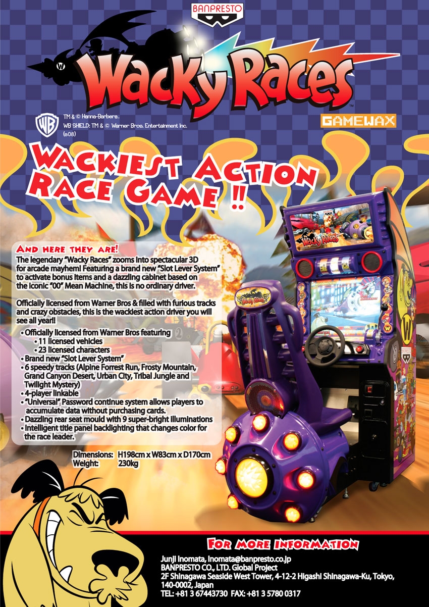 Wacky Races (Type X2) (Arcade) (gamerip) (2008) MP3